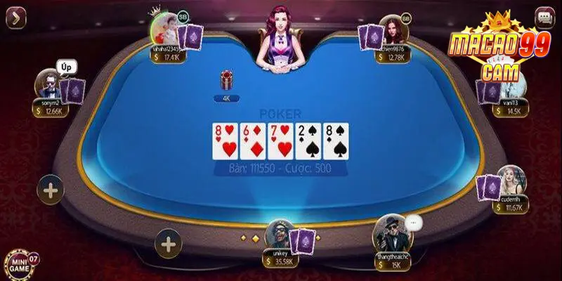 Poker 3 lá tại macao99 sở hữu nhiều tính năng cược mới