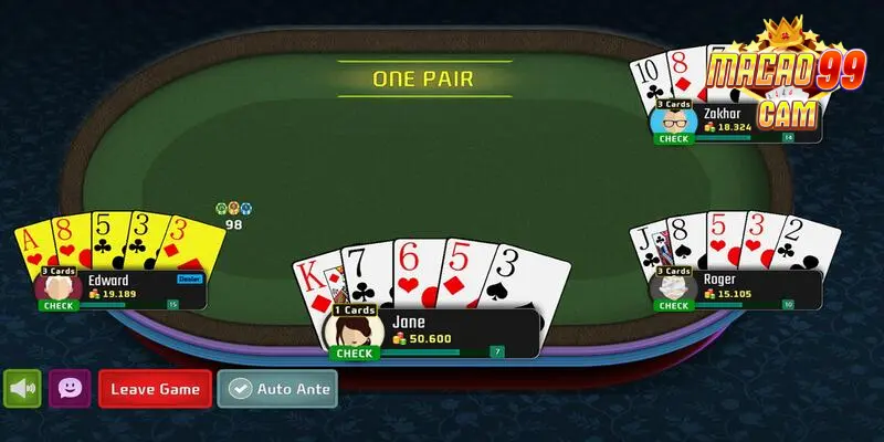 Tập hợp các quy tắc so bài theo thứ tự trong poker