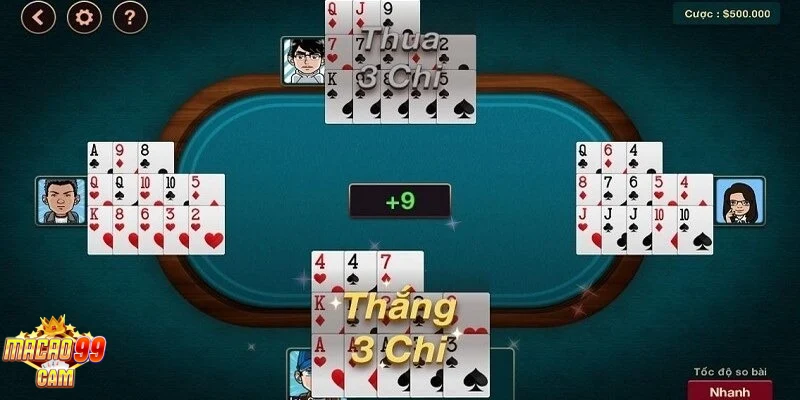 Chi tiết cách tính tiền trong game bài mậu binh